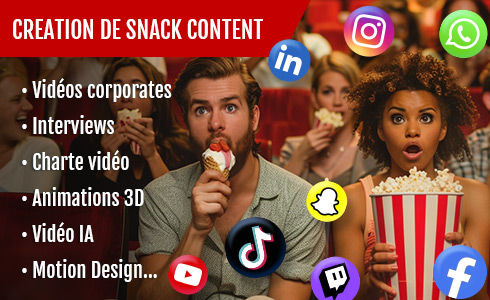 Agence Digital création Snack Content