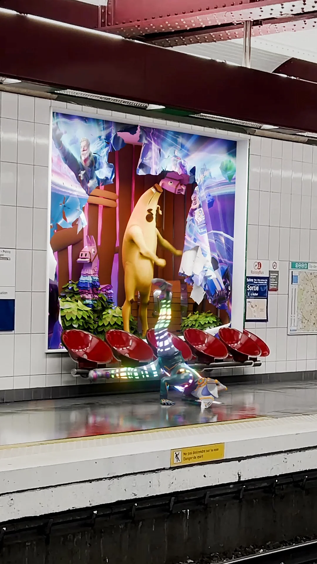 FOOH Fortnite, Parisian subway