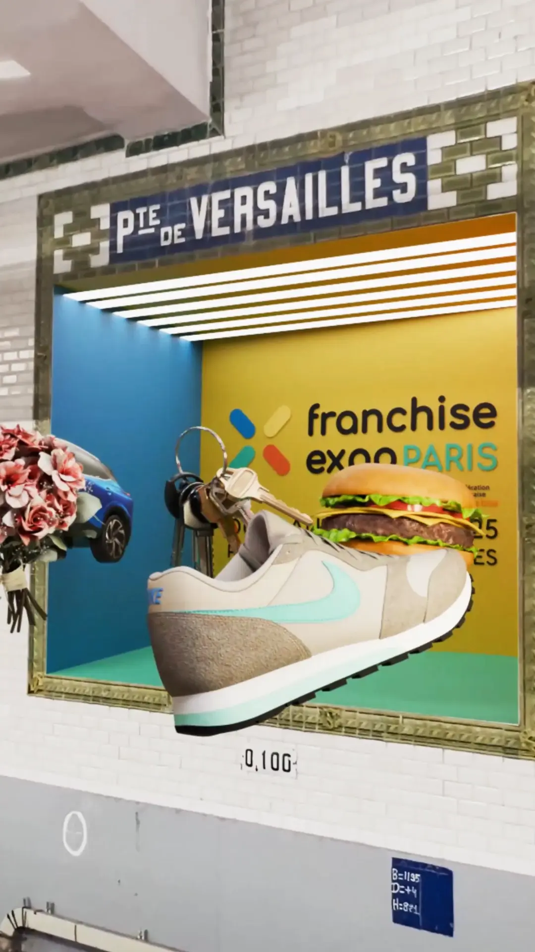 FOOH Franchise Expo métro Paris / Objet 3D